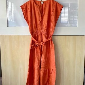NWOT A New Day Orange Summer Dress - Size L